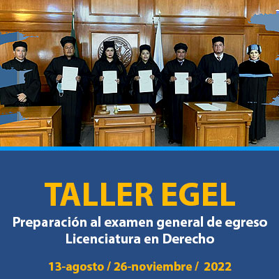 Preparación al Examen General de Egreso EGEL-PLUS Licenciatura en Derecho